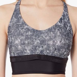 Under Armour strappy black and gray sports bra low cut size small workout bra​​